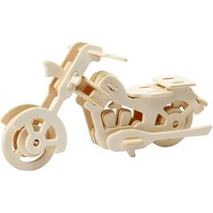 3D leseni model motornega kolesa