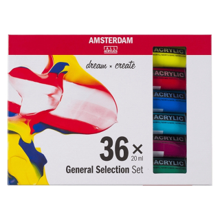 Set akrilnih barv AMSTERDAM dream and create 36 x 20 ml