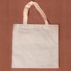 Bombažna vrečka z ročajem - 29 x 29 cm
