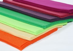 Dekorativni filc - sintetični 20x30 cm / izberite barvo
