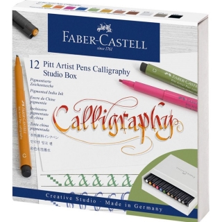 Kaligrafska peresa Faber-Castell Pitt / studio box 12 kos.