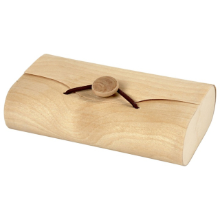 Lesena škatlica z elastiko