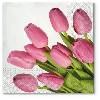 Serviete za decoupage Lovely Tulips - 1 kos