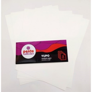 YUPO sintetičen papir Pentart 5 kosov