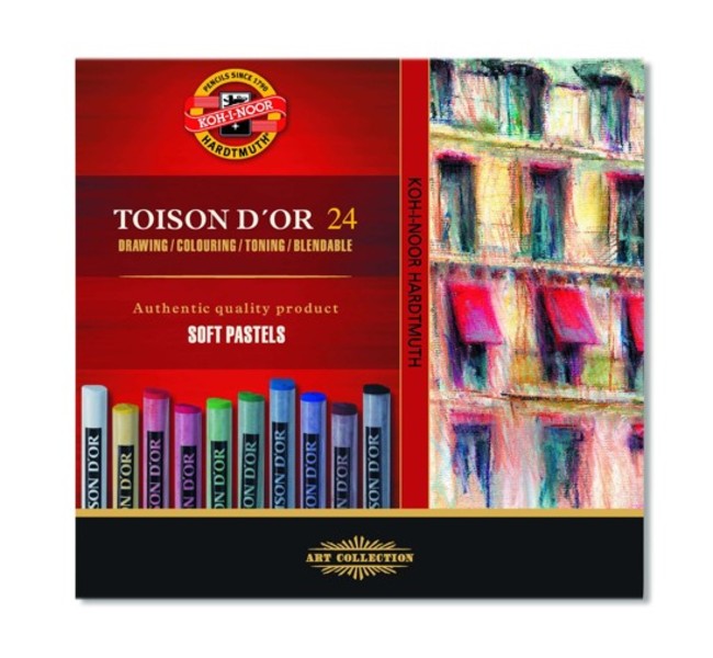 Komplet suhih pastel TOISON D-OR / 24-delni