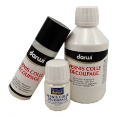 Lepilo z lakom za decoupage 2in1 DARWI - izberite vsebino