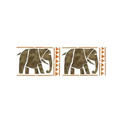 Šablona XL sloni 22x67 cm