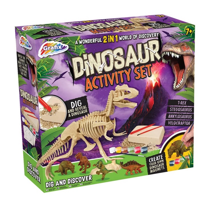 Ustvarjalen set za otroke Grafix Dinosaur